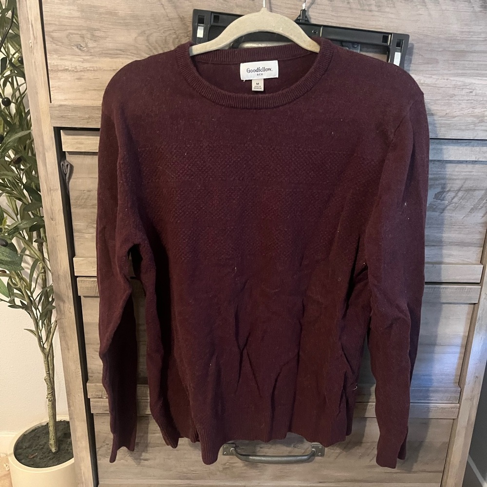 Goodfellow & Co Maroon Knit Top